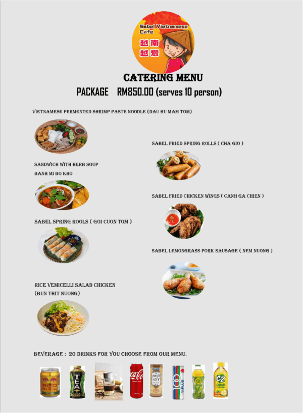 Package (10 Pax)